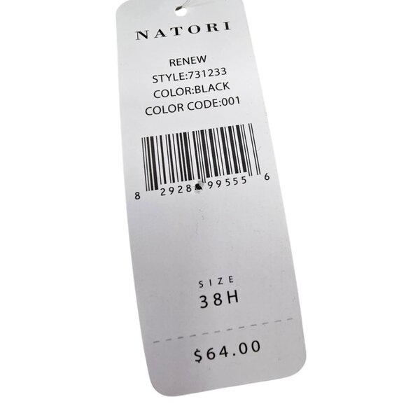 NATORI Womens 38H Black Renew Full Fit Contour Underwire Bra NWT - Picture 8 of 8